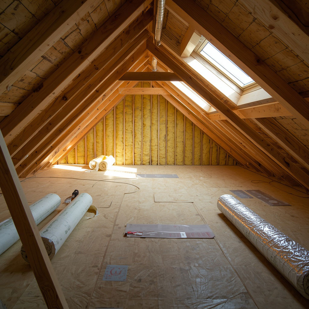 lucid-origin_Photograph_of_a_French_house_attic_interior_during_insulation_work_thick_yellow_-0